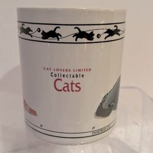Cat Lovers Limited Collectable Cats Mug by Sherwood Brands EUC